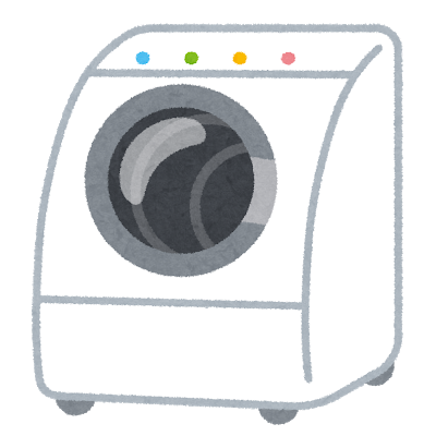 ドラム式洗濯機の図解